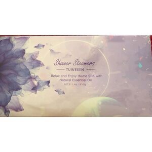 TUWESEN - NWT Natural Essential Oil Shower Steamers Aromatherapy Spa Kit 8 Pcs.